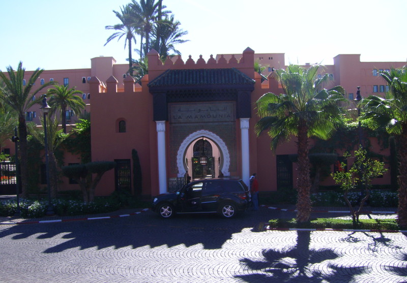La Mamounia luxury hotel in Marrakesh