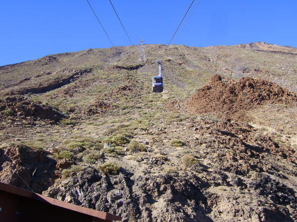 Tenerife Teleferico Teide cable car to the summit