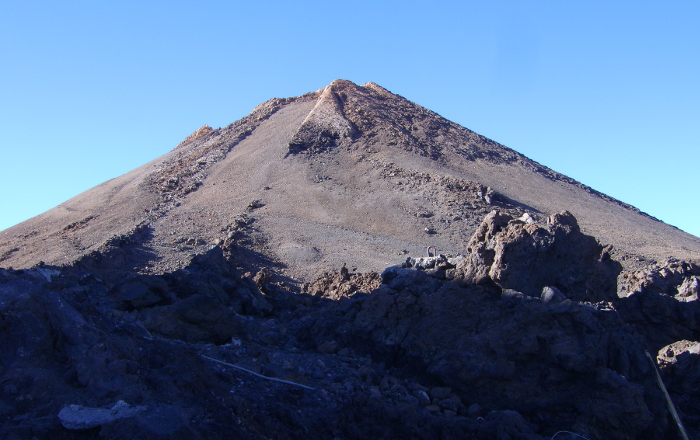 Teide volcano summit at Teneriffa