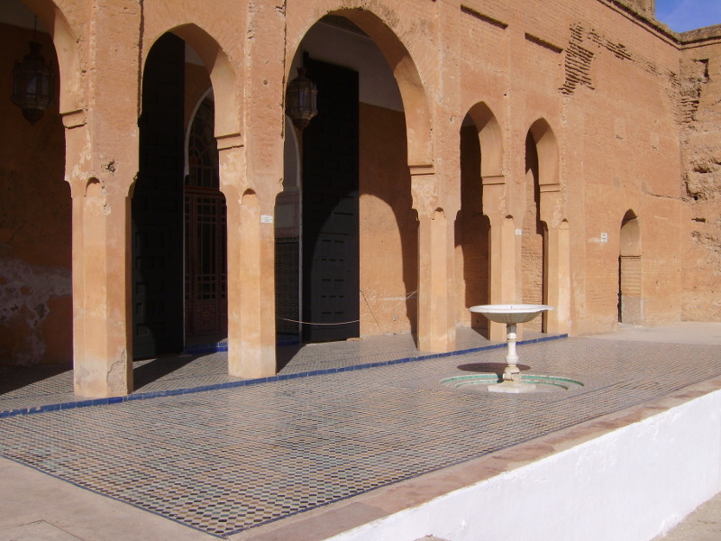 Badia Palast Marrakesch in Marokko
