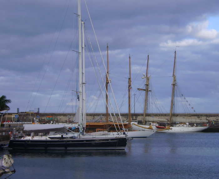 sailing port  Santa Cruz at Tenerife Marina atlantico