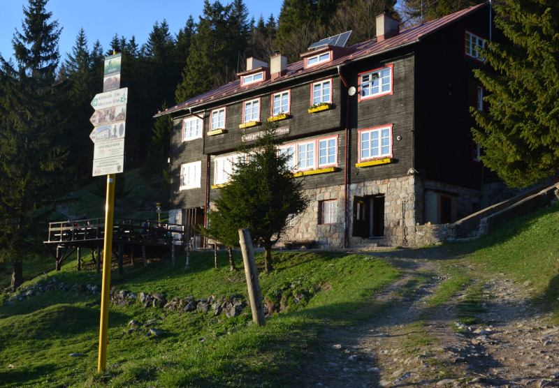 Malafatra - Wanderquartier Chata pod Suchym (Beghütte unter dem Suchy Gipfel - Slovakei)