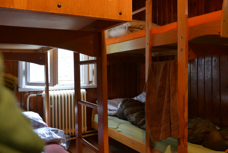 Mala Fatra - Mountain hut double bunk beds