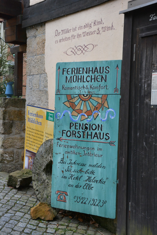 Pensions-Advertising  Schmilka - Saxonian Switzerland