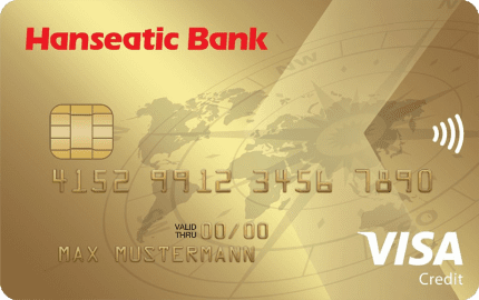 Hanseatic Kreditkarte Gold mit Reiseversicherungs-Schutz