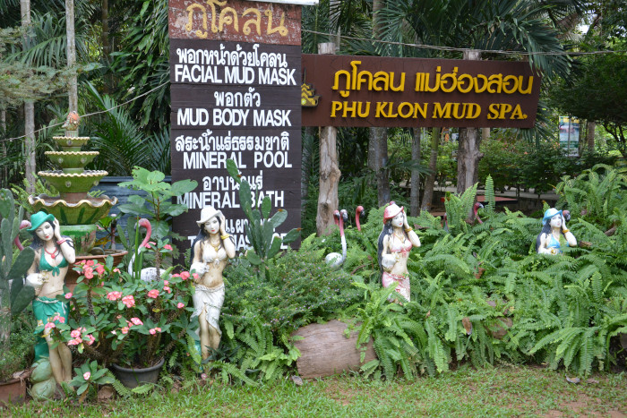 Thailands Phu Klon Mud Spa (Schlammbad) bei Mae Hong Son