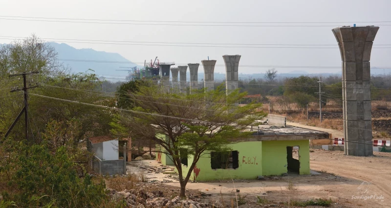 China - Bangkok railway construction place 2020 near Khorat