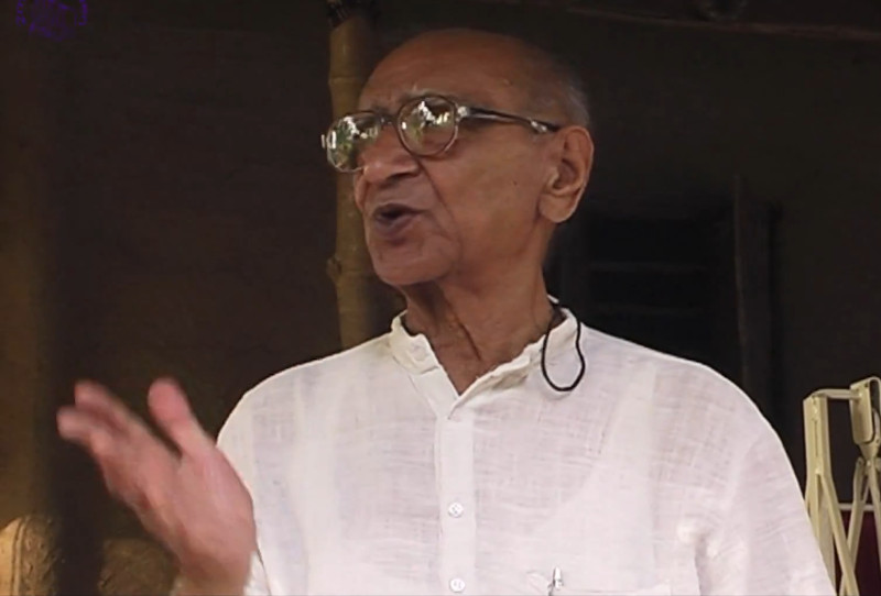 Indien: Narajan Desai im Sampoorna Kranti Vidyalaya Ashram