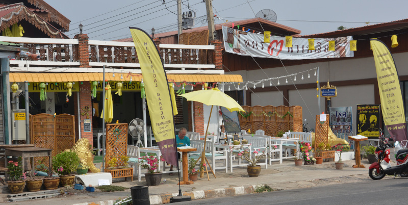 Old Sukothai Thailand: Historical Garden Restaurant mit sehr gutem Speiseangebot