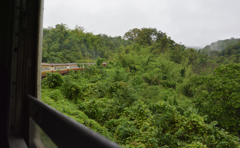 Thailands northern railway on the track