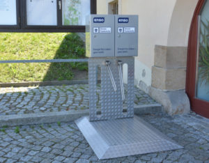 e - Pedelec-tankstelle am Naturparkzentrum Waltersdorf - Oberlausitzer Bergland