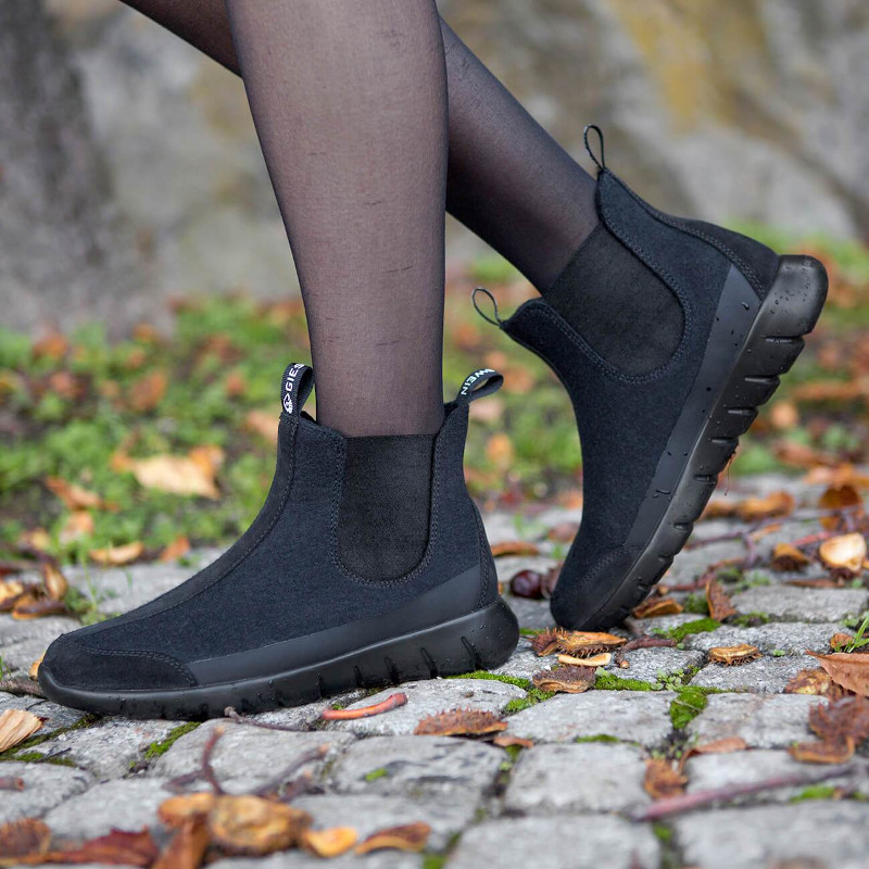 halbhohe Merino Wollschuhe ohne Schweißfuß - Merino Wool Boots - Schuhe gegen Fußschweiß im Herbst