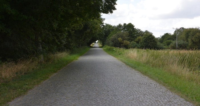 Former Long distance road  F96 -Baltic sea cycle path