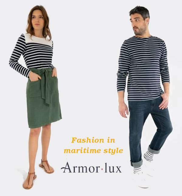 Amor-lux shirt maritime style for house boat captains