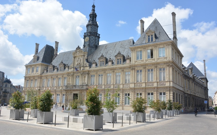 Rathaus Reims - Champagne in Frankreich