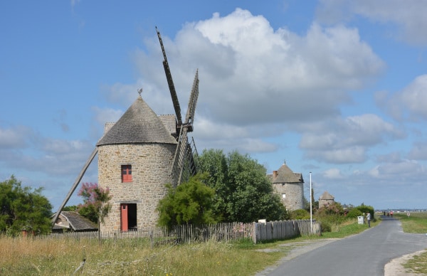 Baia de Mont Sant Michel - Mühlen am Deich