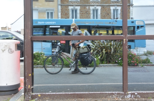 selfportrait in Saint Malo - France, Brittany