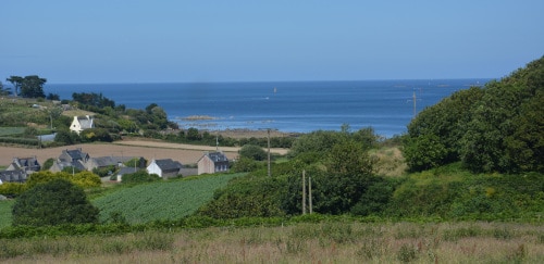 Küstenlandschaft bei Roscoff, Bretagne - Frankreich