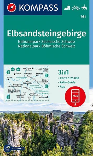 Wanderkarte Sächsische Schweiz und Böhmische Schweiz