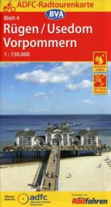 Ostseeradweg Radwegekarte  Rügen - Usedom