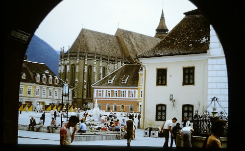 Brasov / Kronstadt Summer 1989: Transylvania
Market place and Black church