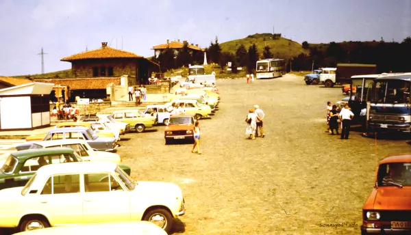 Rest stop in Stara Planina Mountains Summer 1989 - Bulgaria