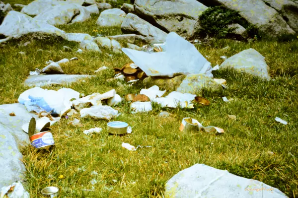 Waste in  Pirin Mountains