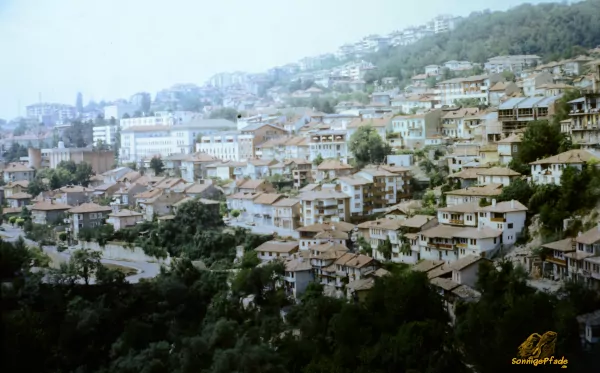 Bulgaria: City view Veliko Trnowo Summer 1989