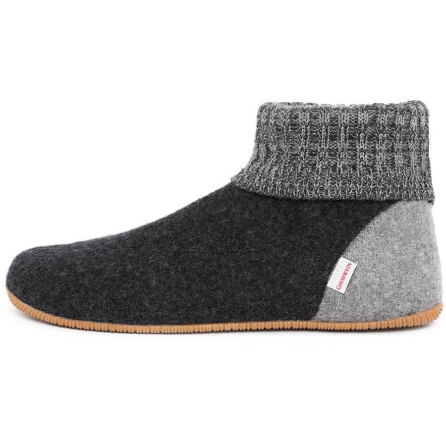 Home shoe for men - Wool felted cottage slipper