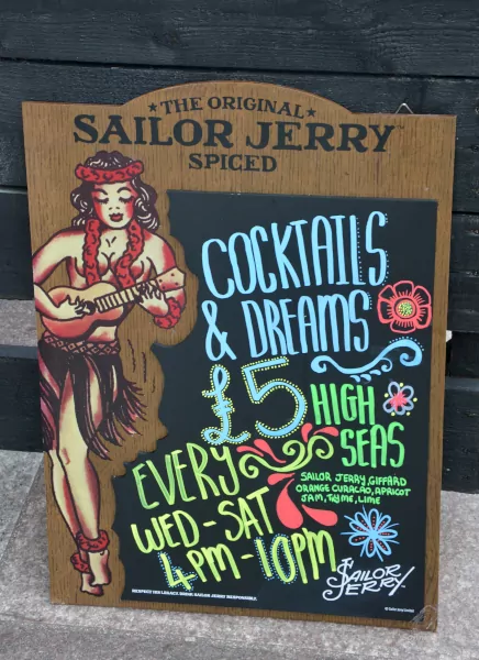 Cardiff "Sailor Jerry" Bar - Ad