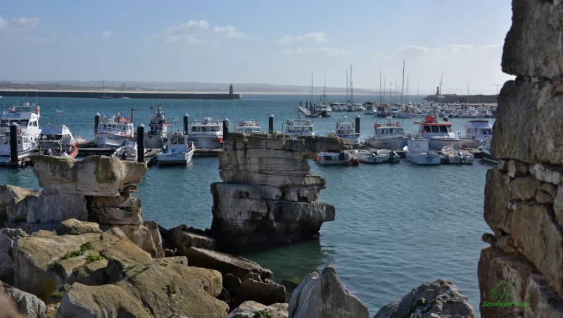 Hafen von Peniche an der portugiesischen Atlantik - Küste