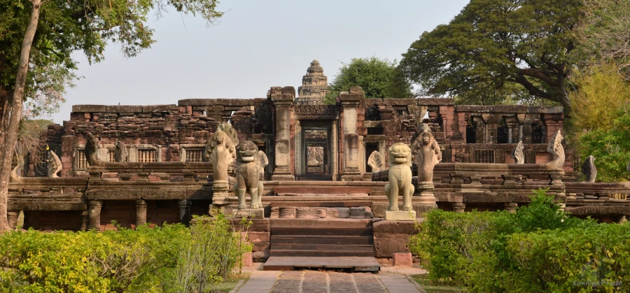 Eingangsbereich zu den Tempelanlagen