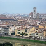 Cultural world heritage city Florence in Tuscany / Italy