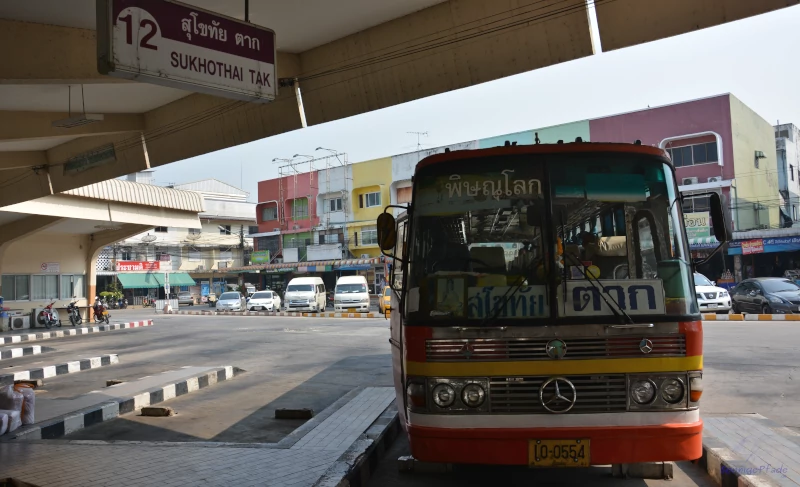 Phitsanulok Bus nach Sukhothai und Tak an der Busstation