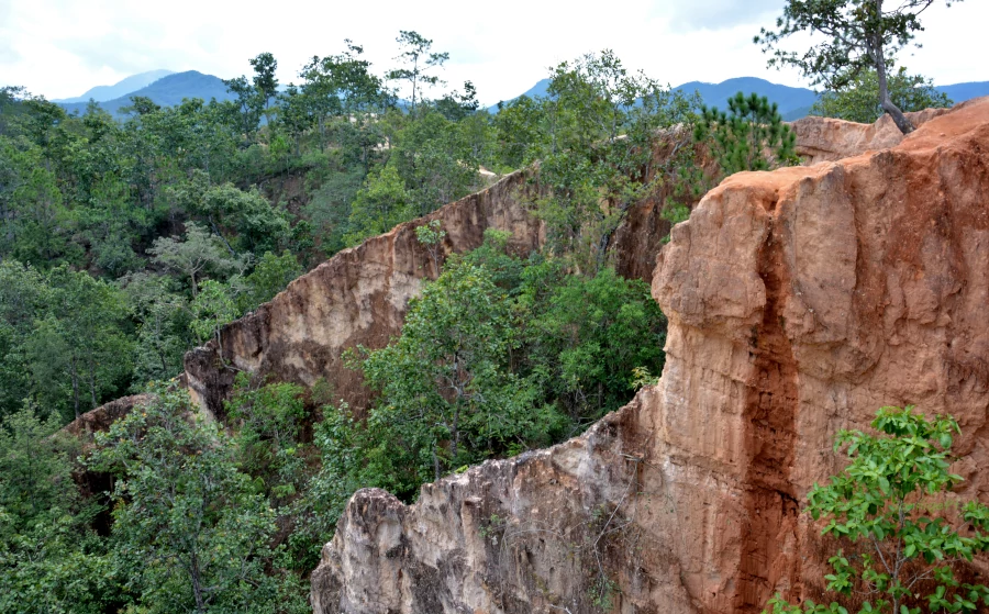 Pai Canyon in the North of Thailand