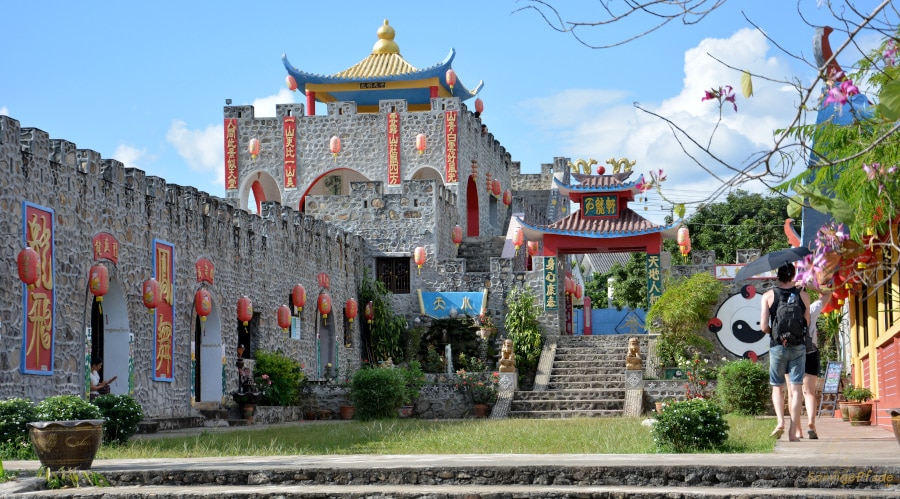 Im Chinesischen Dorf im Norden von Thailand nahe Pai - Ziel für wandernde backpacker