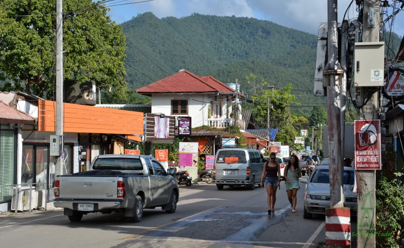 Thailands Norden: Straßenszene in Pai