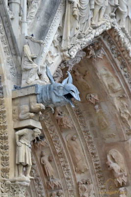Wasserspeier an der Kathedrale Notre Dame
