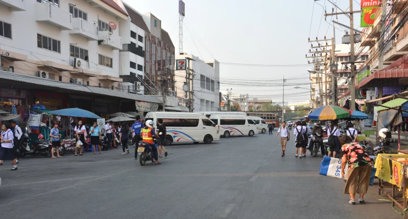 Bus station in Ayutthaya