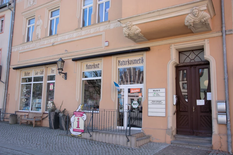 Mügeln Touristinformation und Bio - Café im Gesundhaus am Markt