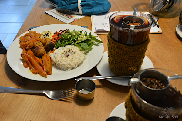 Gemüse - Mahlzeit im Wildwuchs Restaurant Neuruppin