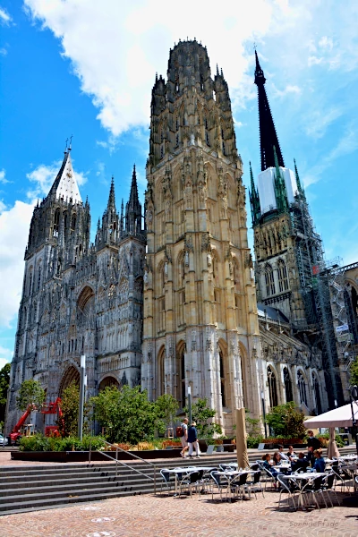 Frankreich - Rouen: Kathedrale Notre Dame - Butterturm
