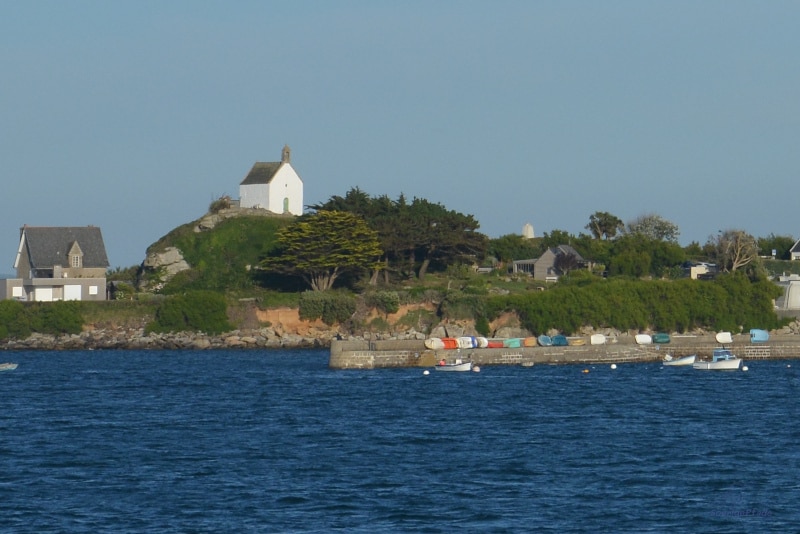 Brittany, Roscoff: Chapel on the rock Sainte Barbe