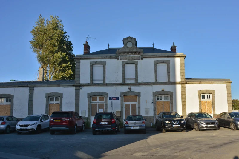 SNCF railway station Roscoff, Brittany