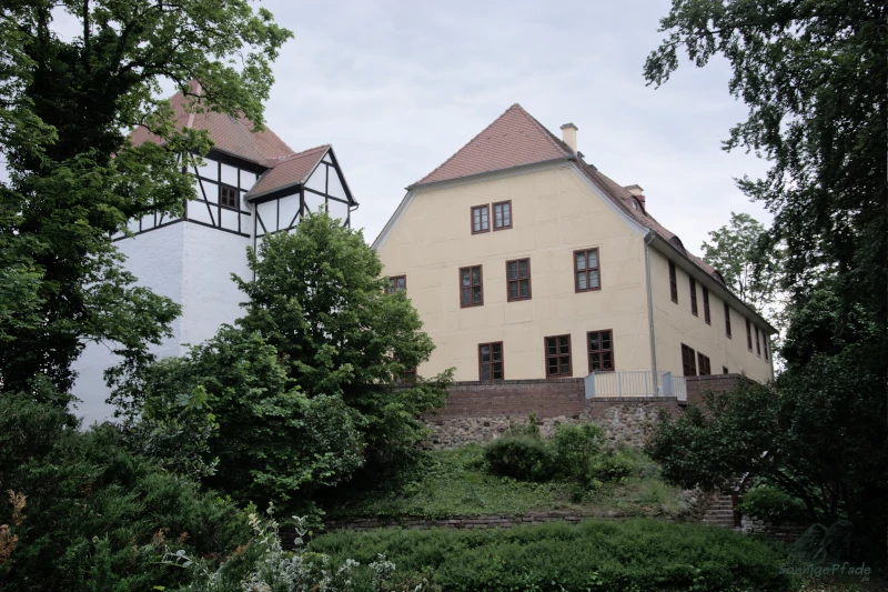 Bad Düben  castle with office house, today landscape museum