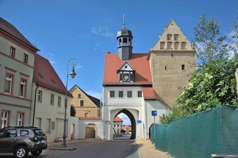 Das Au-Tor am nördlichen Altstadtrand von Bad Schmiedeberg