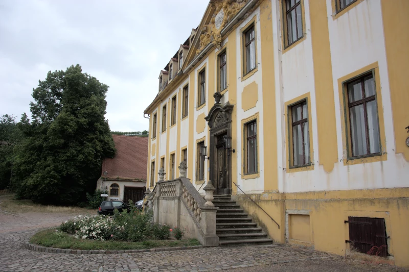 Baroque Manor house Seusslitz - Grand staircase