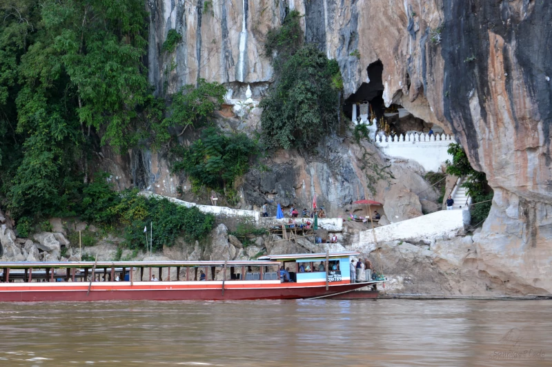 Buddha Caves of Pak Ou at Mekong river in northern Laos