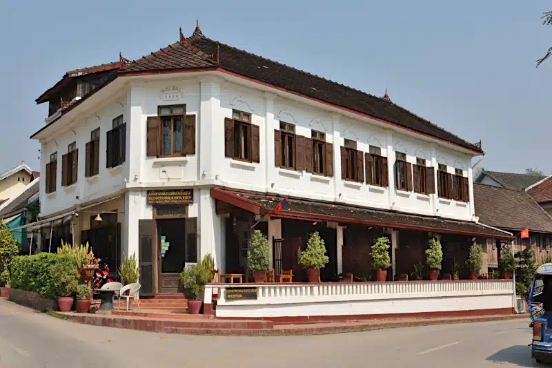 Luang Prabang in Laos: Saynamkhan Riverview Guesthouse at the Nam Khan River