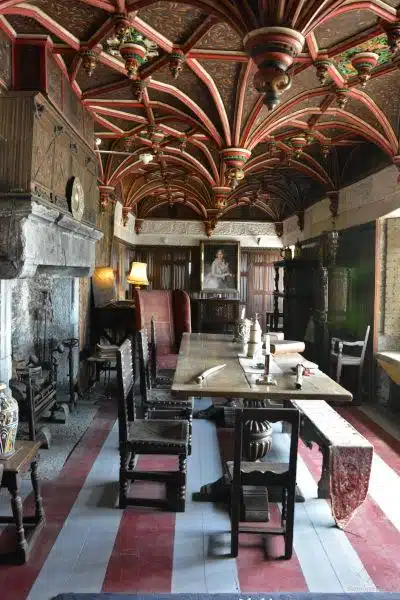 Family room in Bunratty castle tower